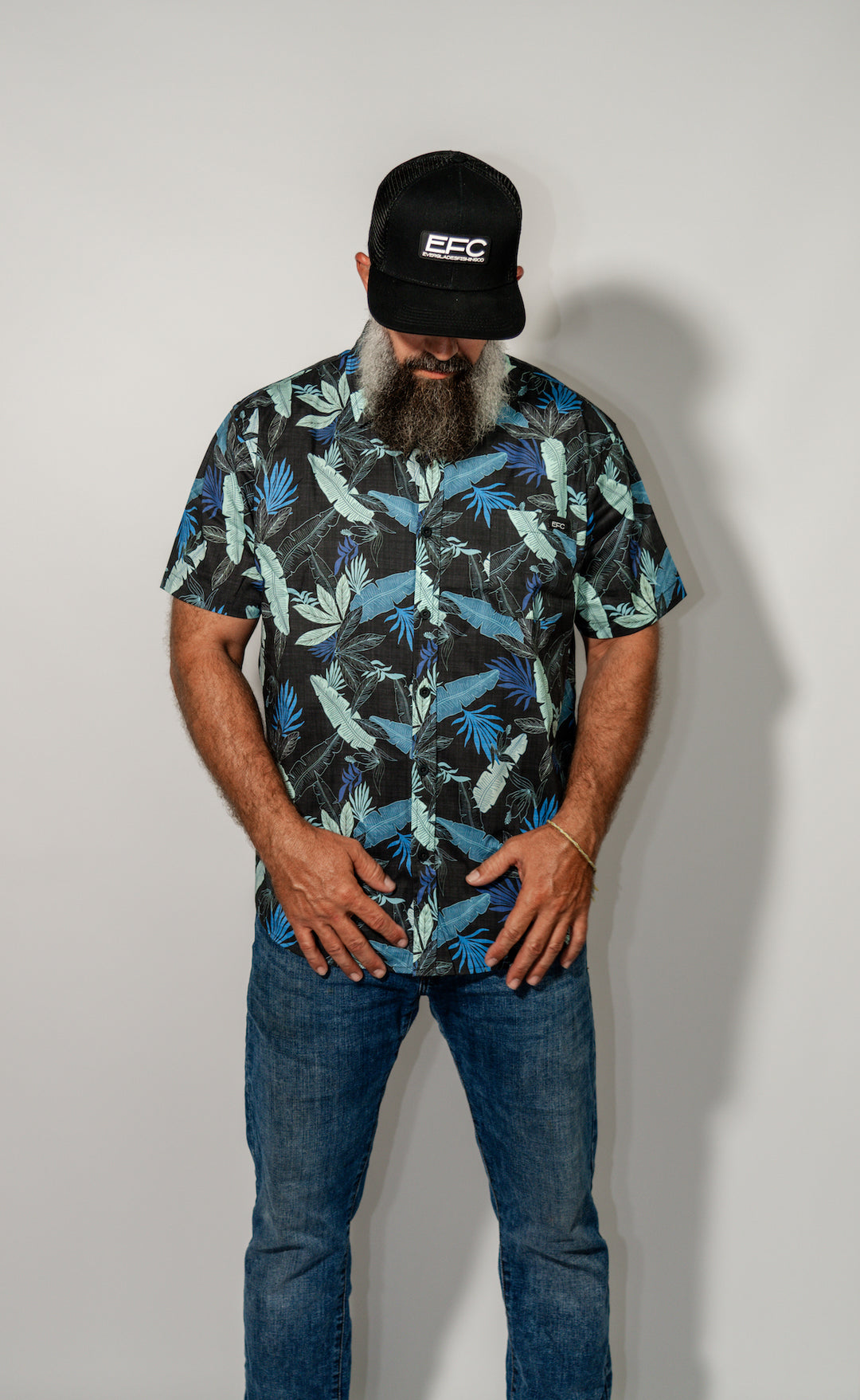 Stack Button Down _ Navy