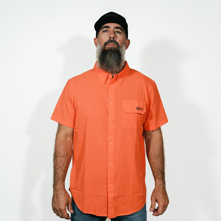 ProStaff Collared Snap _ Orange