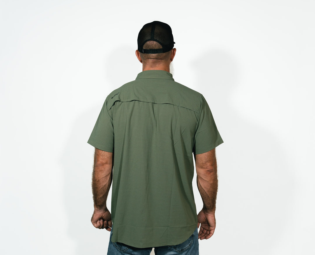 ProStaff Collared Snap _ Olive