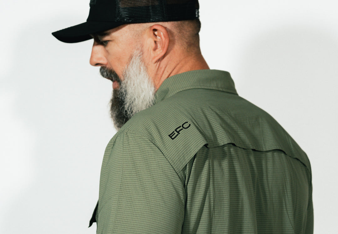ProStaff Collared Snap _ Olive
