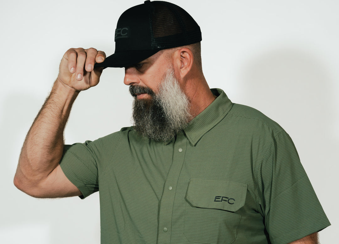 ProStaff Collared Snap _ Olive