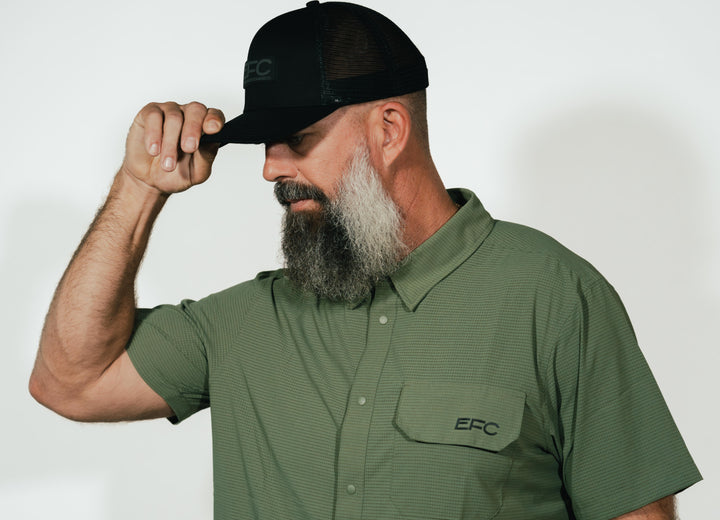 ProStaff Collared Snap _ Olive
