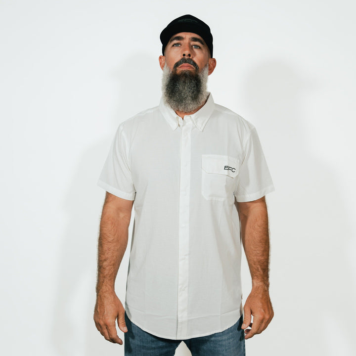ProStaff Collared Snap _ White