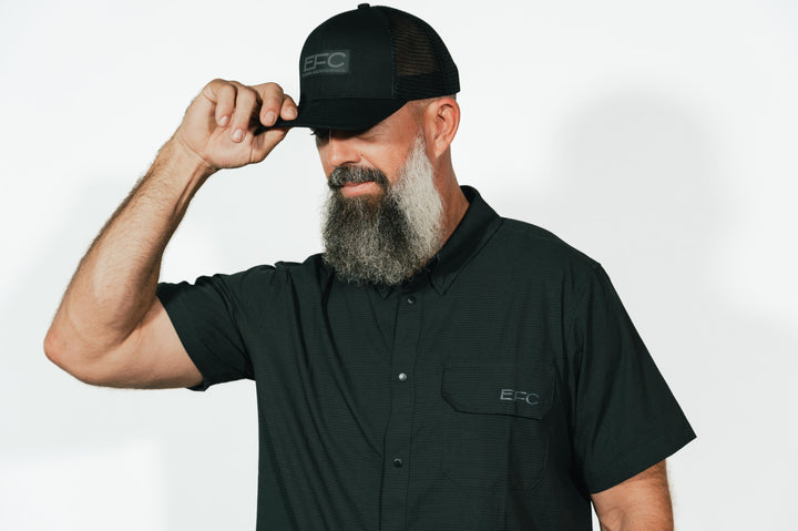 ProStaff Collared Snap _ Black