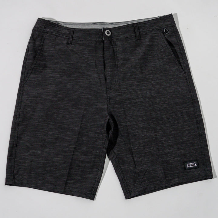 Black Slub Fishing Short _ 21"