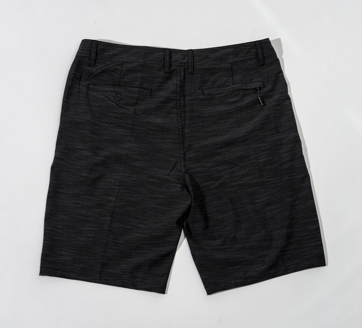 Black Slub Fishing Short _ 21"