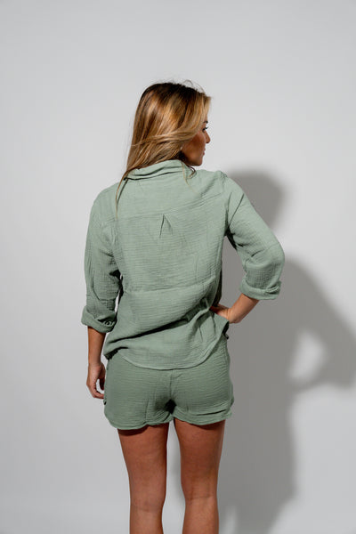 Mahina Shorts _ Sage