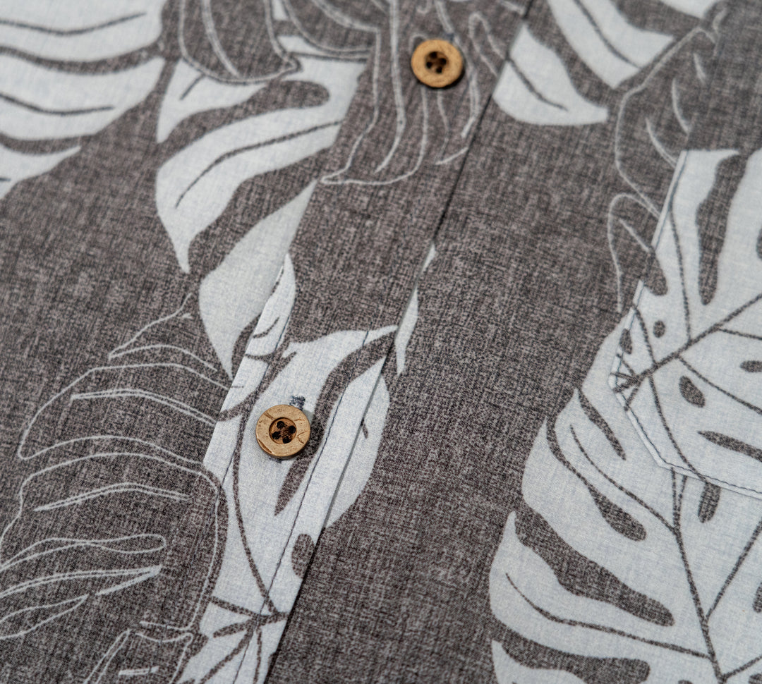 Waimea Button Down _ GREY