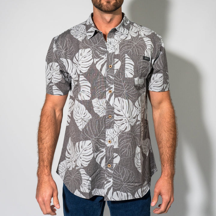 Waimea Button Down _ GREY