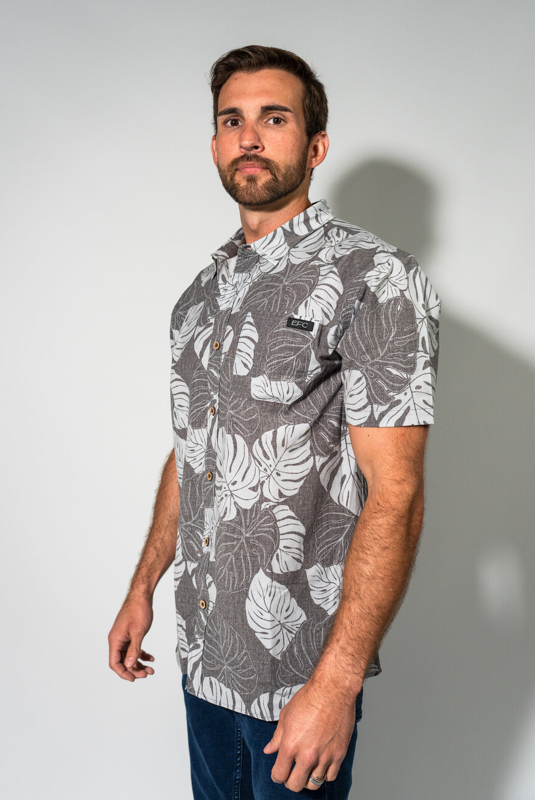 Waimea Button Down _ GREY