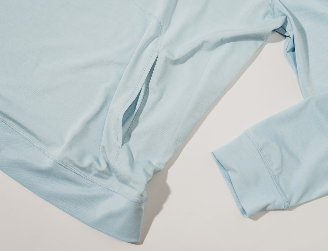 Helm Performance Hoodie_ Light Blue