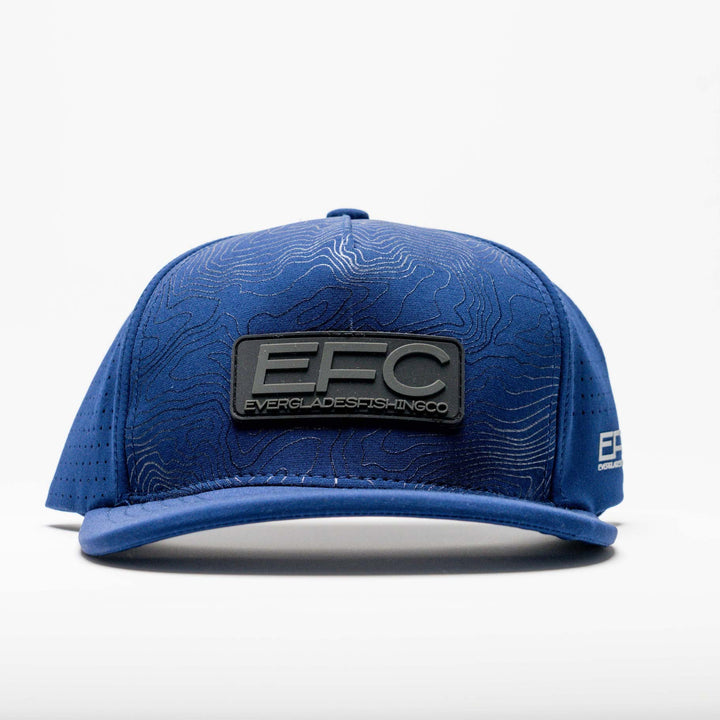 Blue cap with 'EFC' logo on a white background