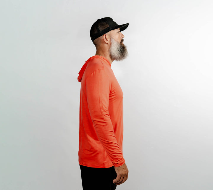 Bamboo Hoodie _ Coral