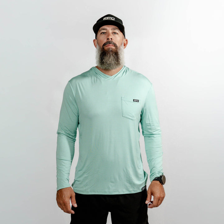 Bamboo Hoodie _ Seafoam