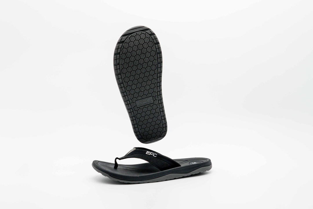 DECK SANDALS _ BLACK