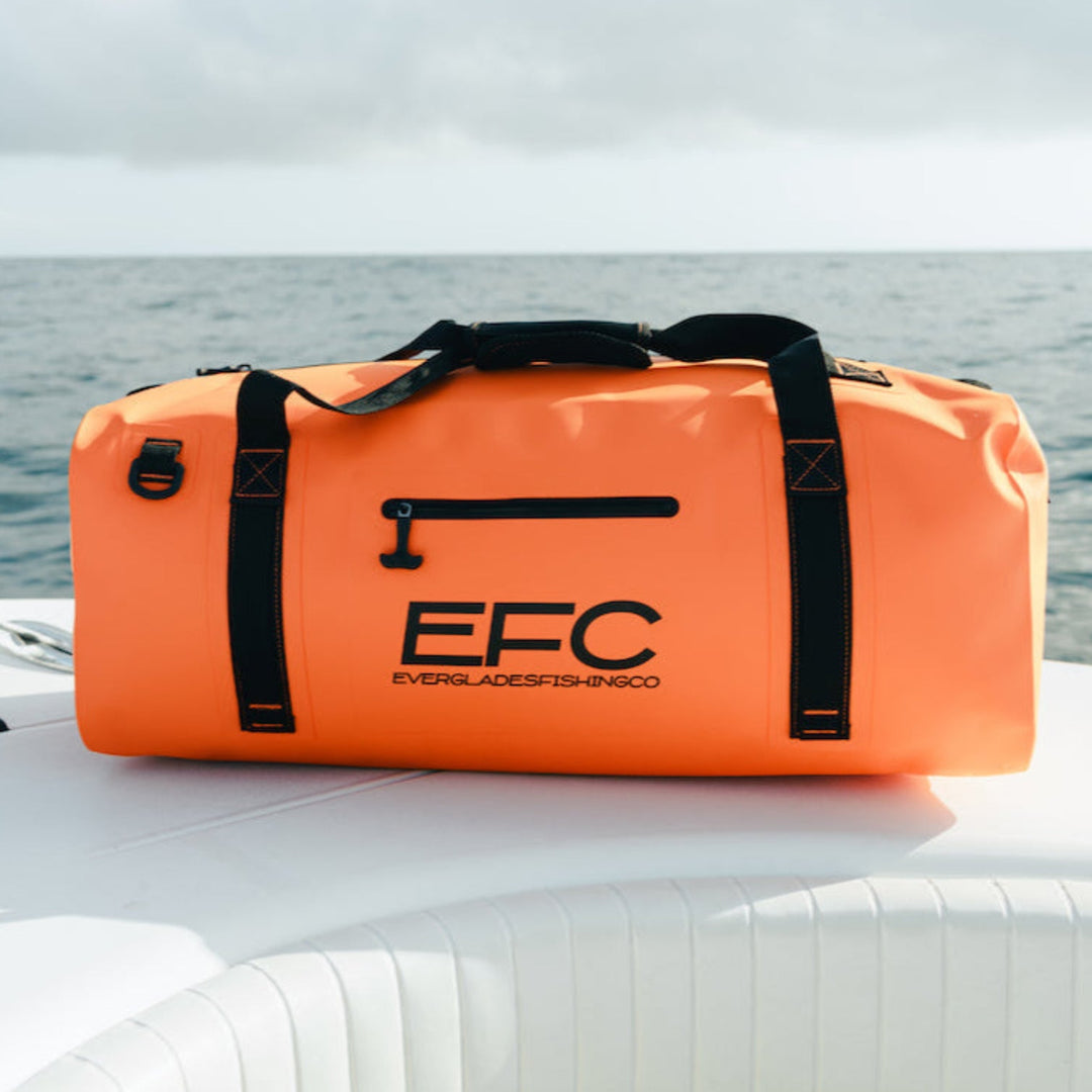 BALE BAG 50L DRY DUFFEL _ Orange – Everglades Fishing Co