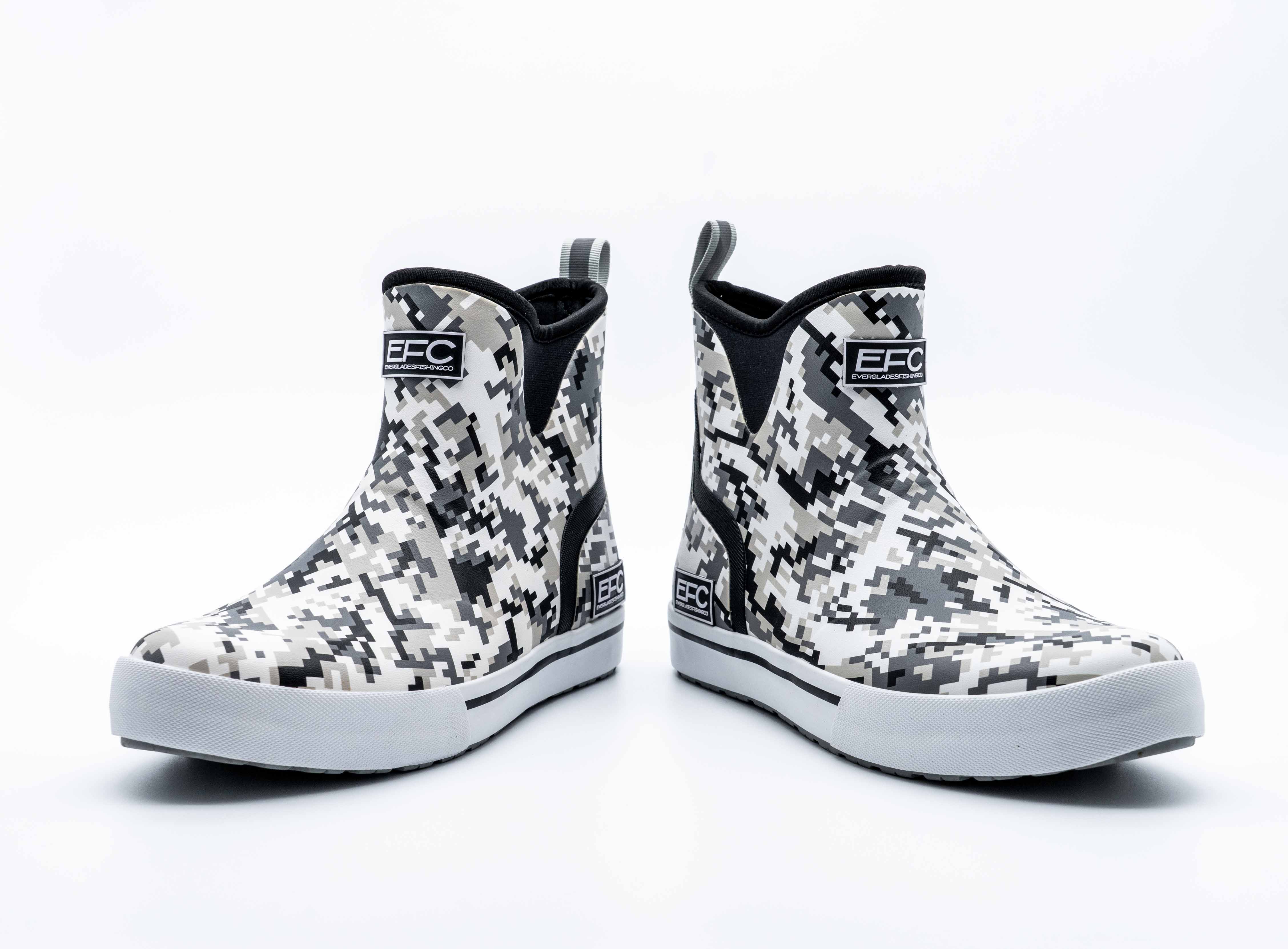LFG DECK BOOT _ GREY DIGI CAMO – Everglades Fishing Co