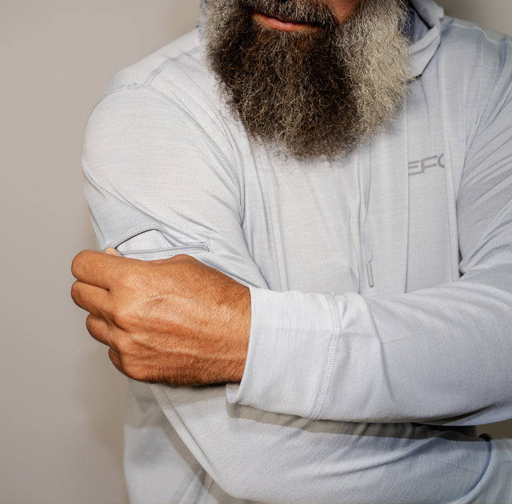 Helm Performance Hoodie_ Light Grey