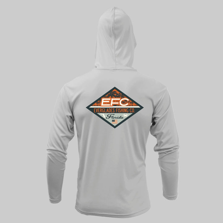Diamond FL Silver Hooded Performance Shirt