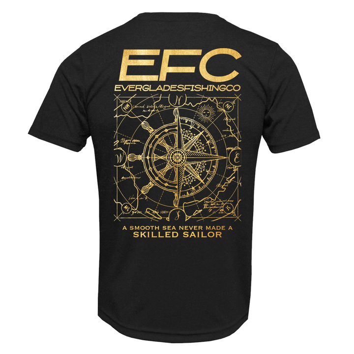 Skilled Sailor T-Shirt _ Black & Gold
