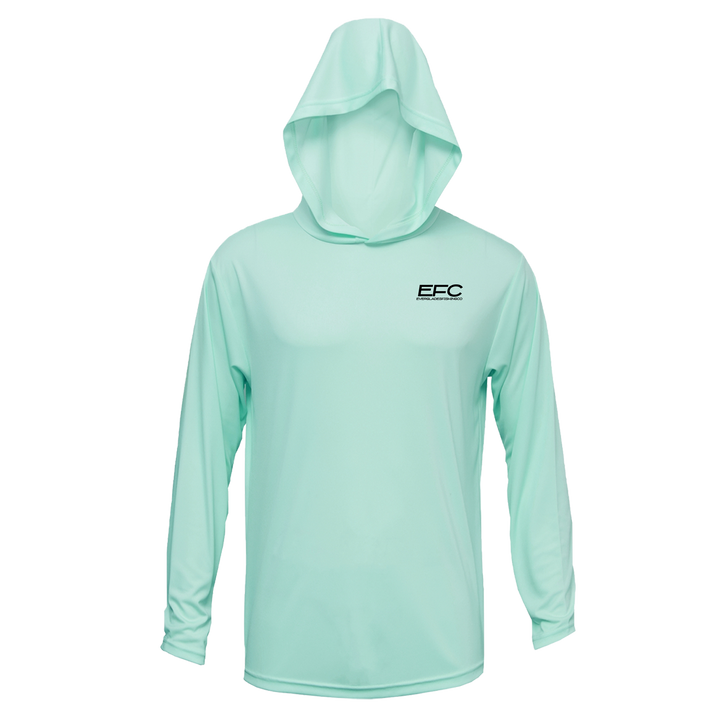 Sublimated Skilled Sailor Sea Foam Hooded Performance Shirt