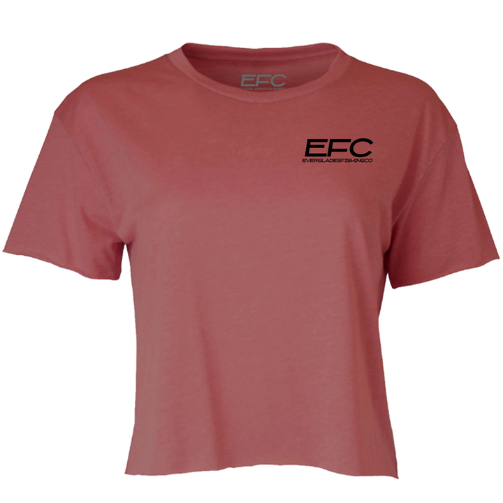 Square Grouper Paprika Crop Top