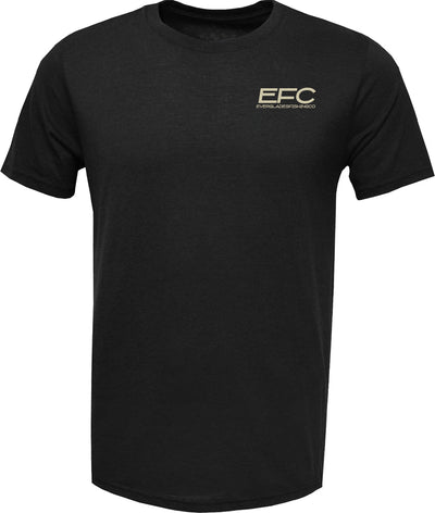 Everglades City Map T-Shirt _ Black