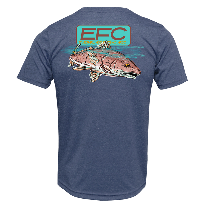 Top Water Redfish T-Shirt _ Antic Navy