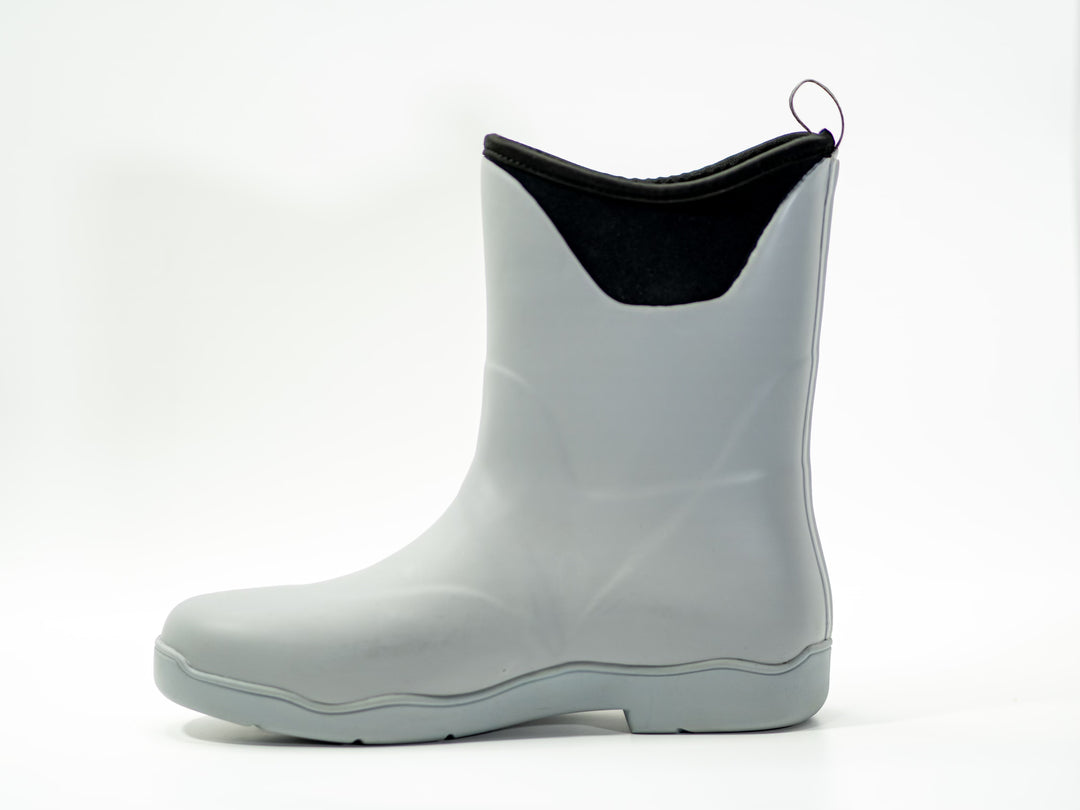 Mens Grey Tall Deck Boot