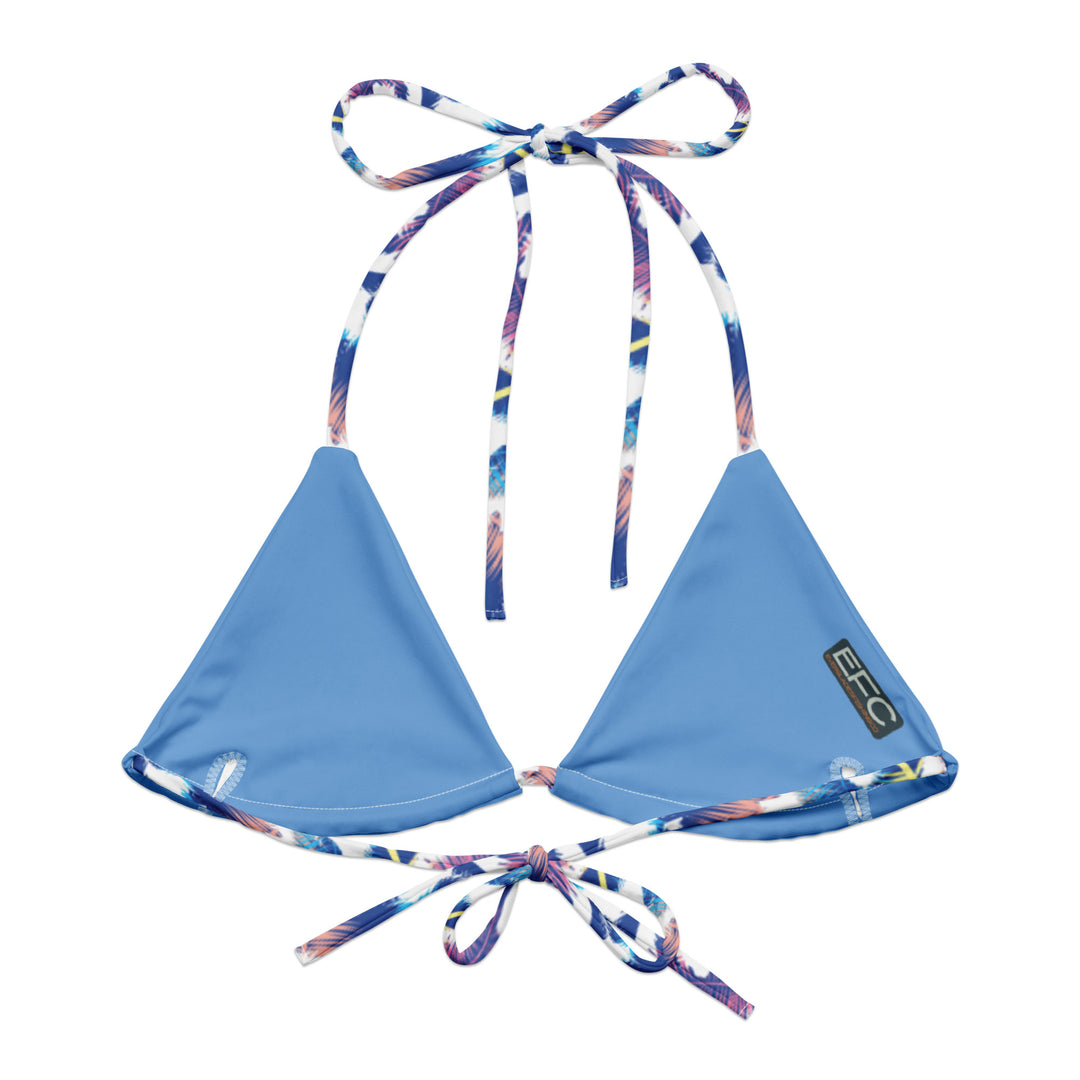 FUN PALMS STRING BIKINI TOP