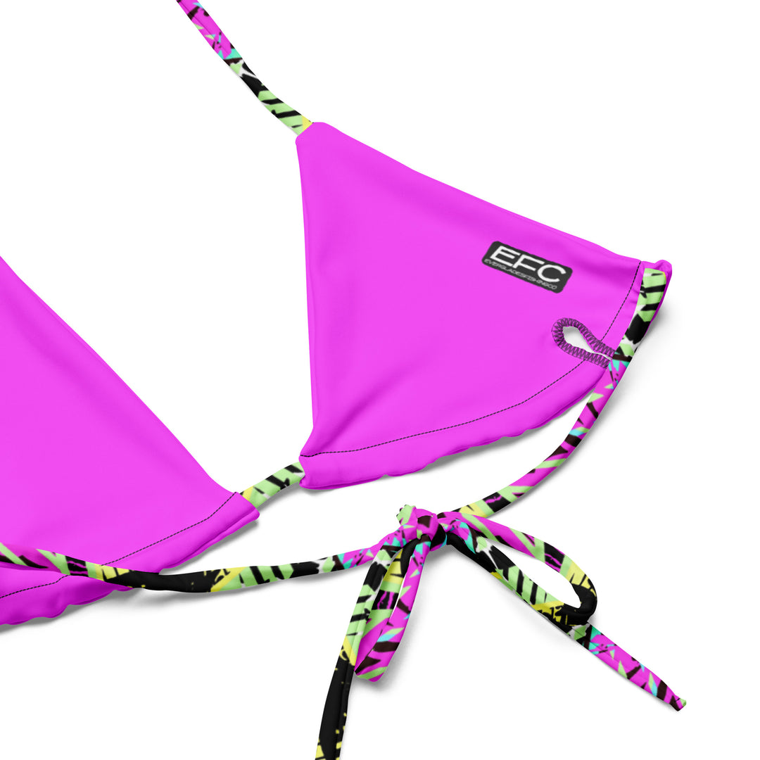 MIAMI VIBES STRING BIKINI TOP