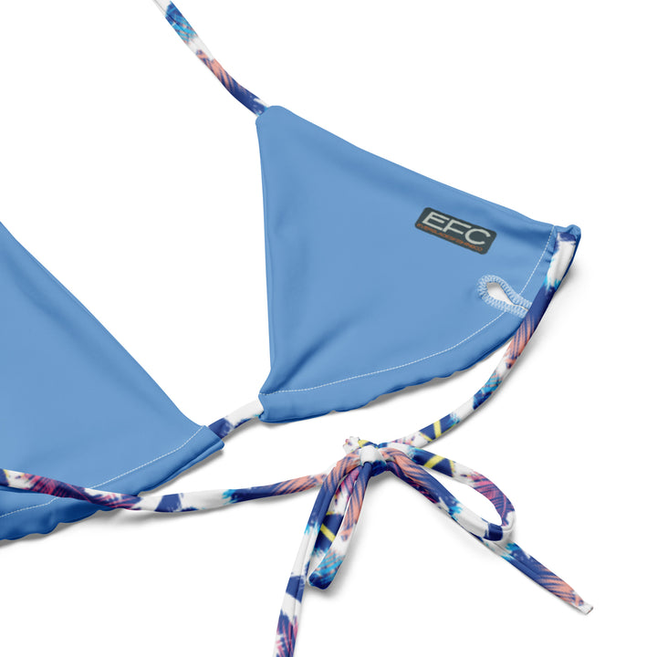 FUN PALMS STRING BIKINI TOP