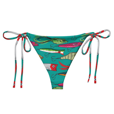 Lure recycled string bikini bottom