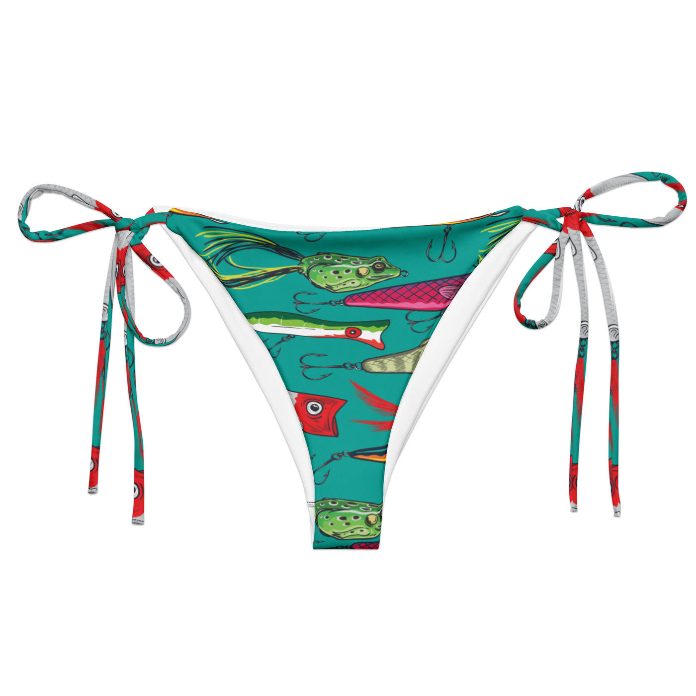 Lure recycled string bikini bottom