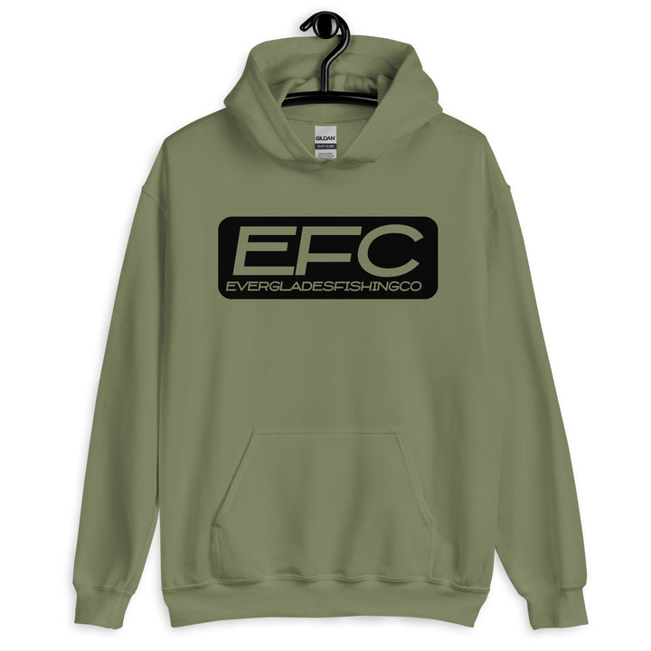 EFC Matt Black Hoodie