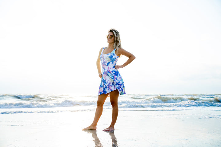 FUN PALMS SUN DRESS