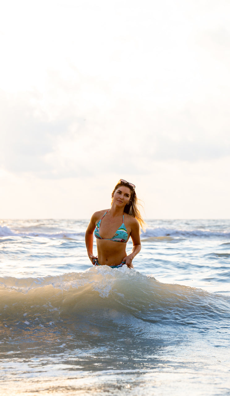 LURE STRING BIKINI TOP