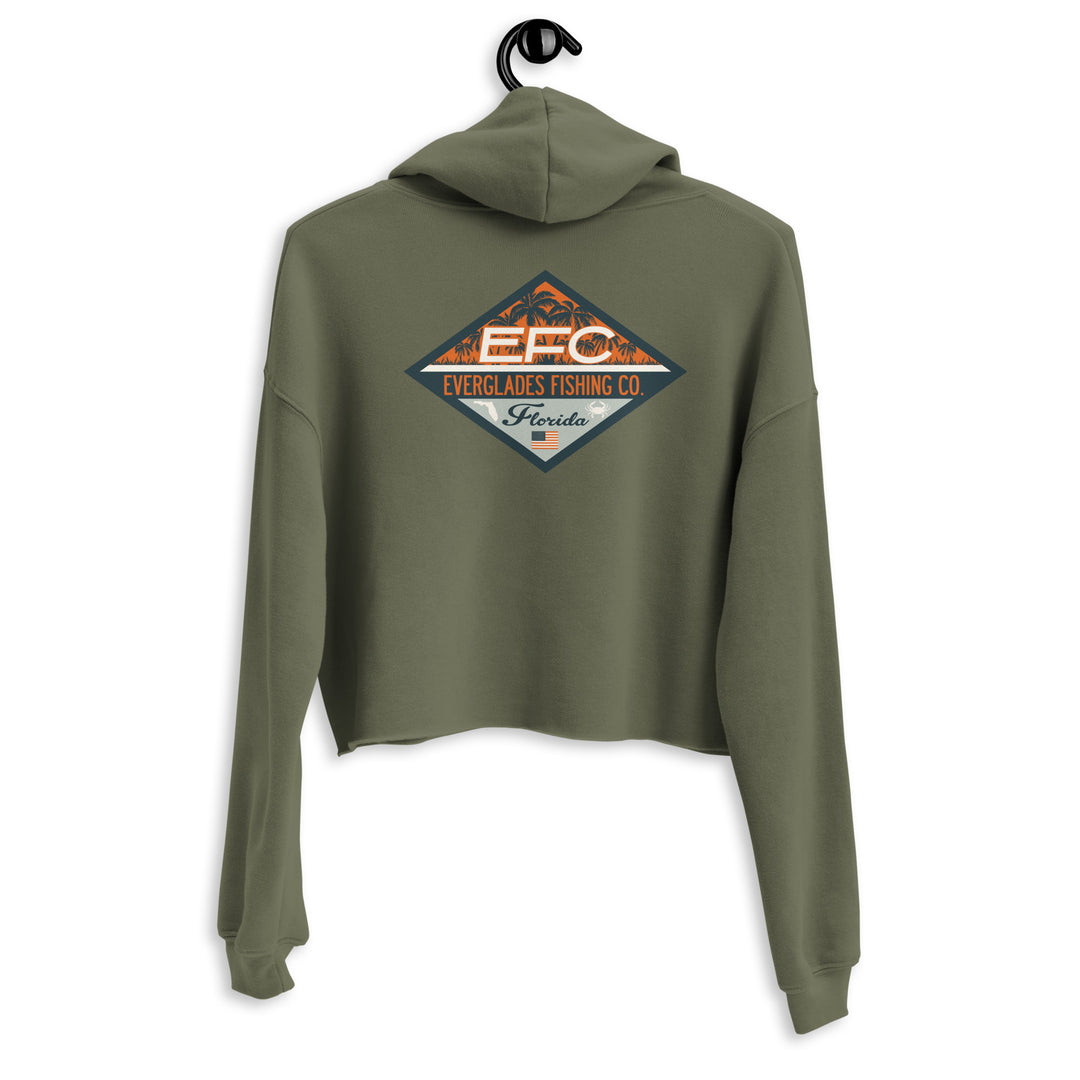 EFC DIAMOND FL Crop Hoodie