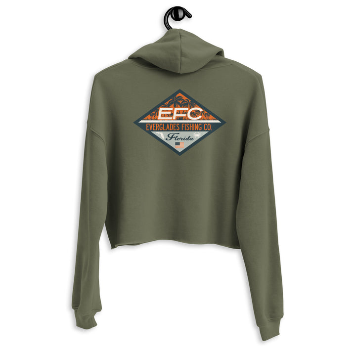 EFC DIAMOND FL Crop Hoodie
