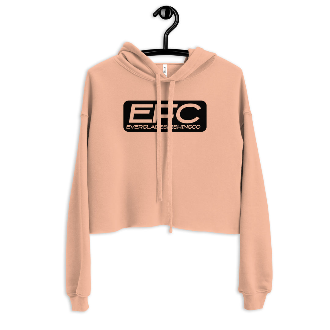 EFC Matt Black Crop Hoodie