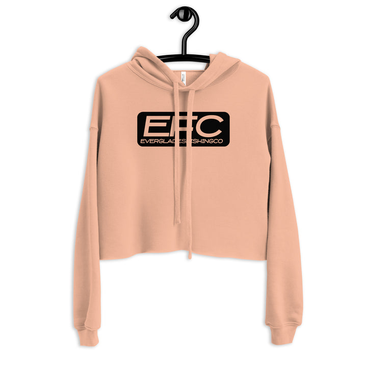 EFC Matt Black Crop Hoodie