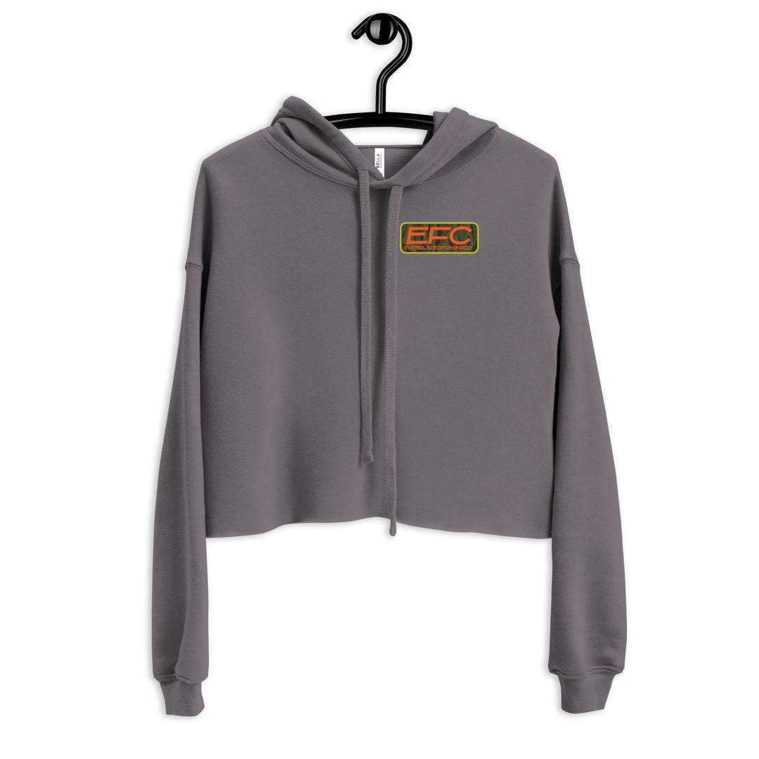 EFC PEACOCKBASS Crop Hoodie
