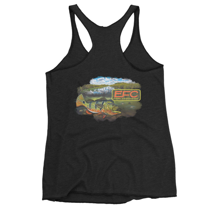 EFC PEACOCK BASS Women's Racerback Tank