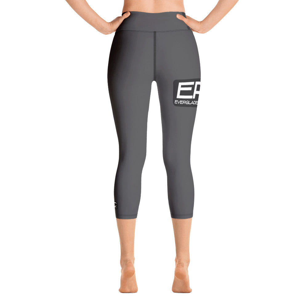 EFC Gray Yoga Capri Leggings