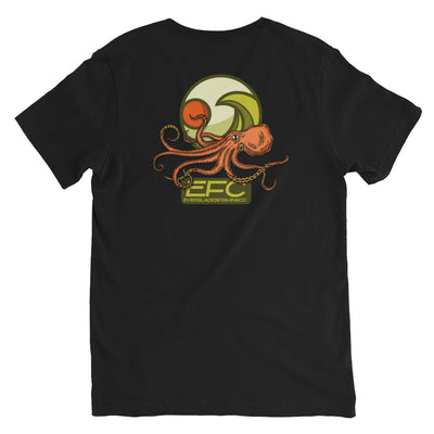 Octopus Short Sleeve V-Neck T-Shirt