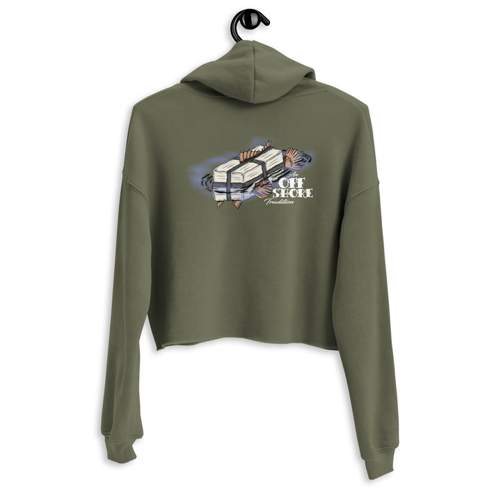 Square Grouper Crop Hoodie