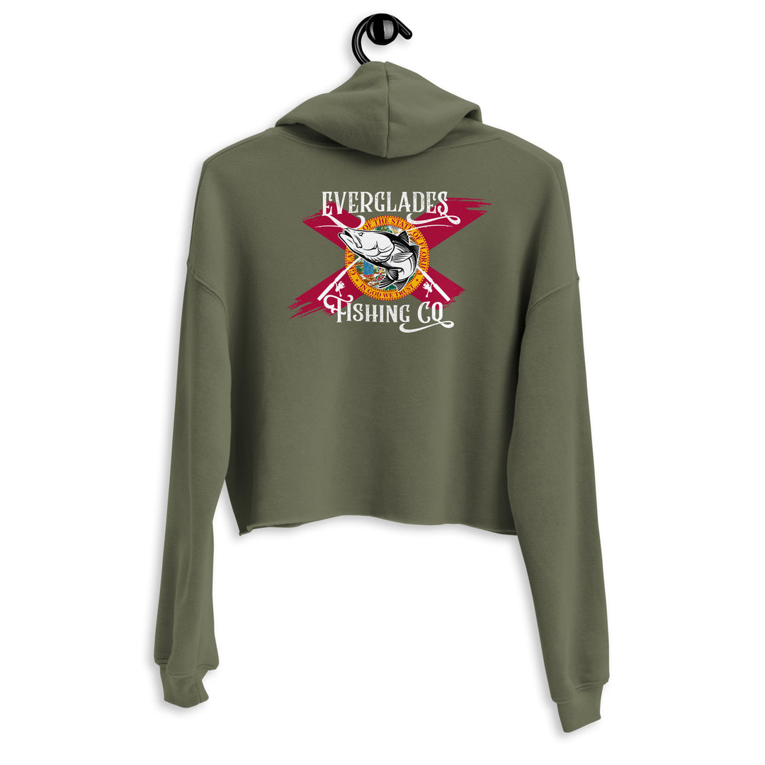 Flag Crop Hoodie