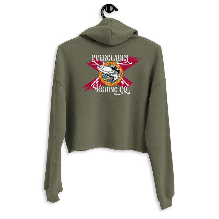 Flag Crop Hoodie