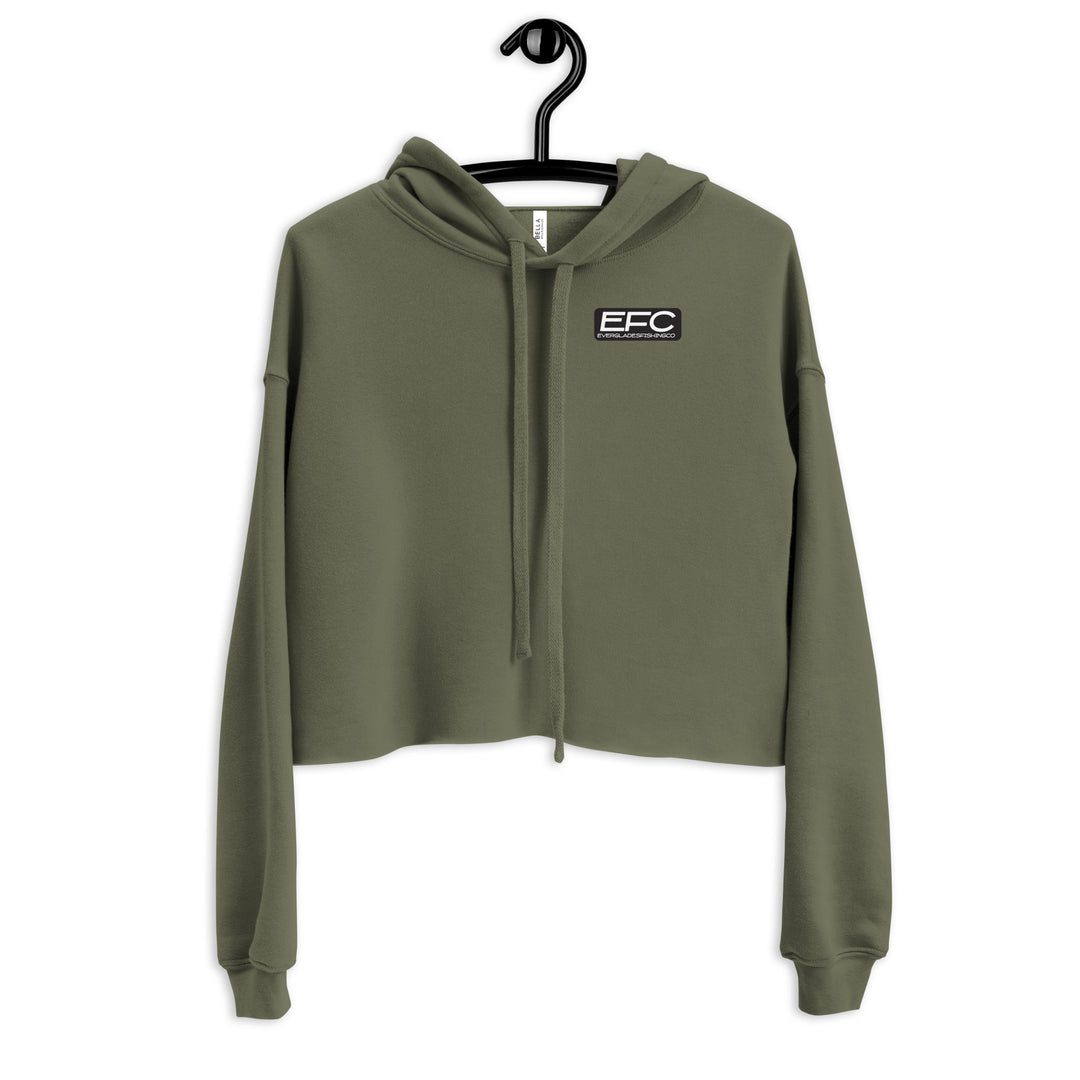 Permit fish Crop Hoodie