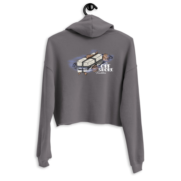 Square Grouper Crop Hoodie